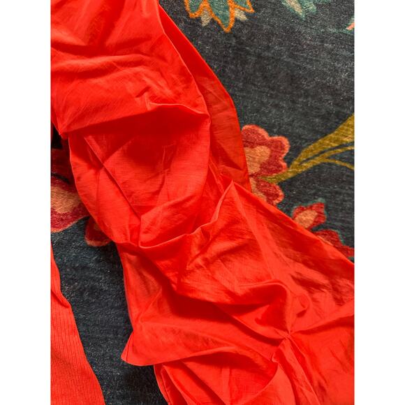 Anthropologie Sunday in Brooklyn Drama Sleeve One-Shoulder Top Size Medium - Picture 6 of 7